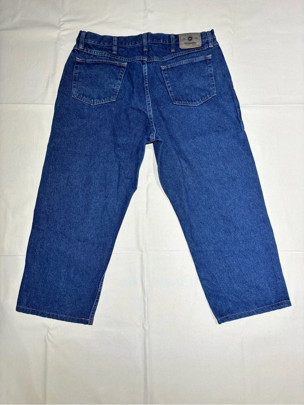 Wrangler 9760WDR Relaxed Fit Jeans Men’s 40x30 Dark Rinse 100% Cotton